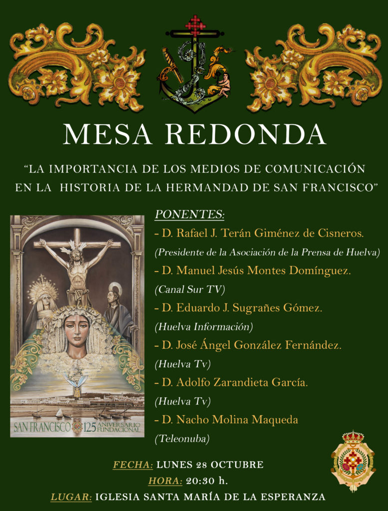 CARTEL MESA REDONDA.