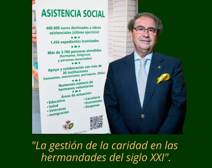 ENCUENTROS EN LA ESPERANZA: “LA GESTIÓN DE LA CARIDAD EN LAS HERMANDADES DEL SIGLO XXI”