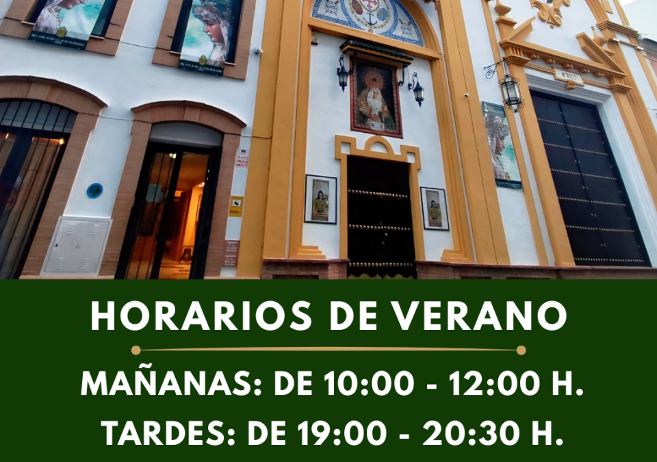 HORARIOS DE VERANO
